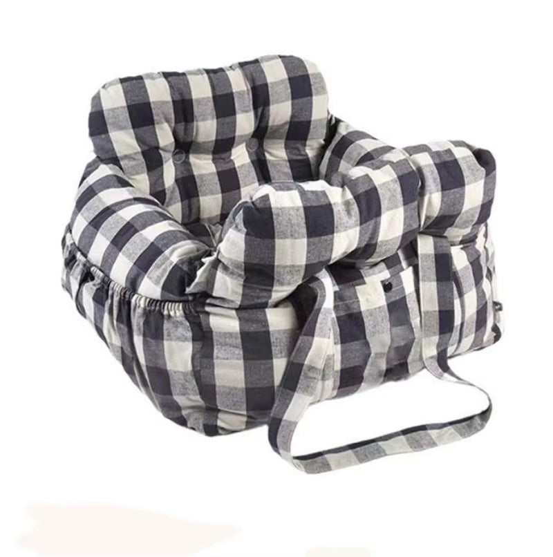 Travel Booster Car Seat β Cozy, Secure, and Stylish for Every Pet Adventure!